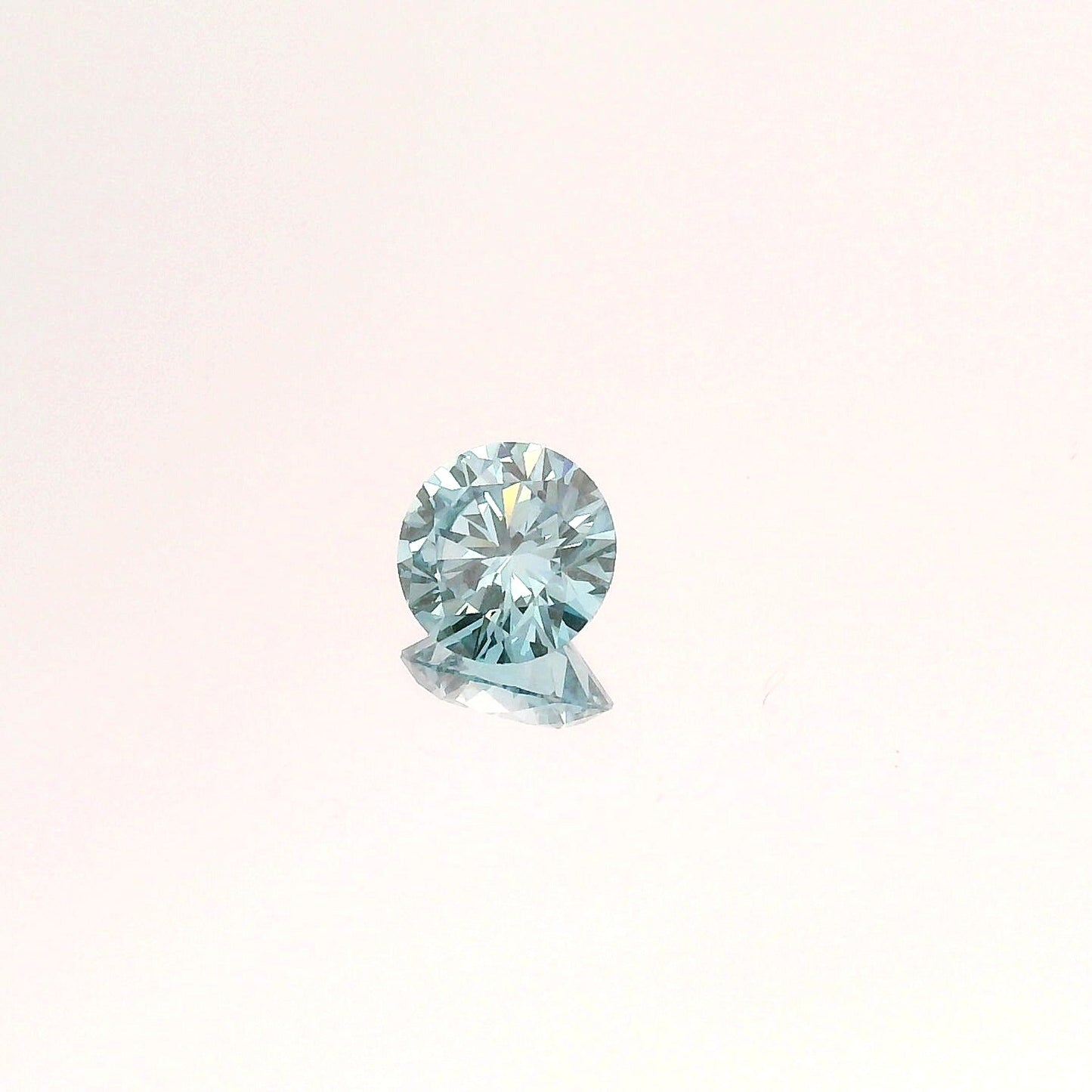 1.1 Carat Round Cut Fancy Blue