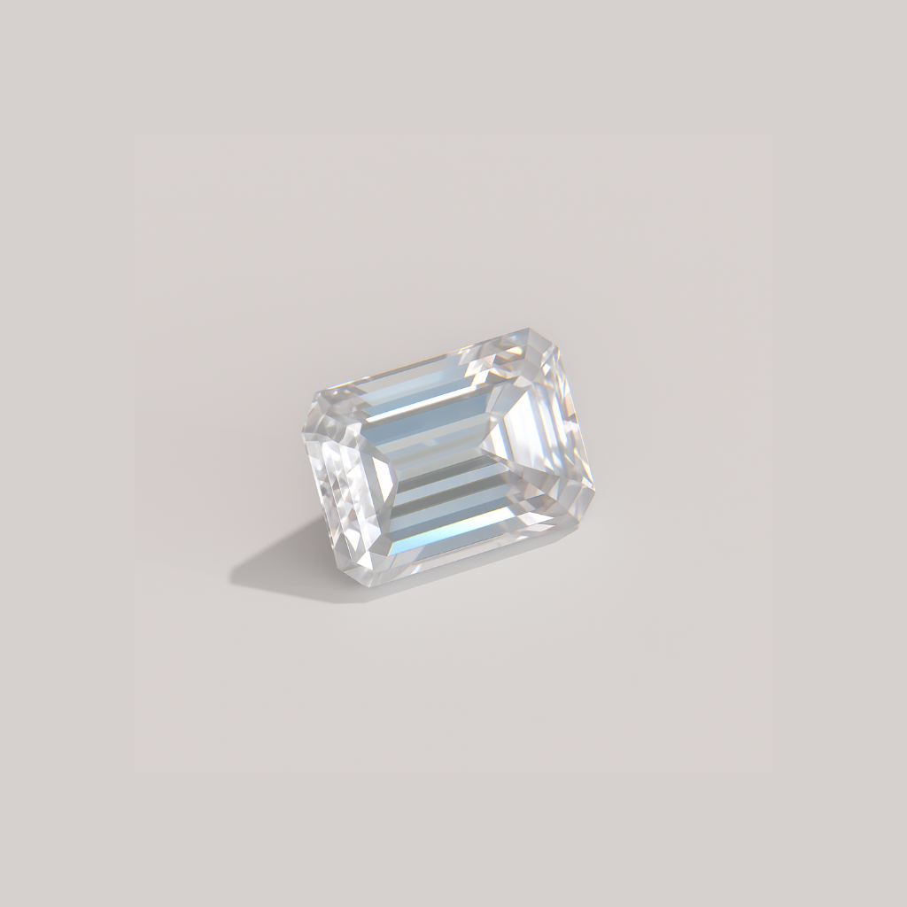 1.1 Carat I-VVS2 Emerald Lab Diamond