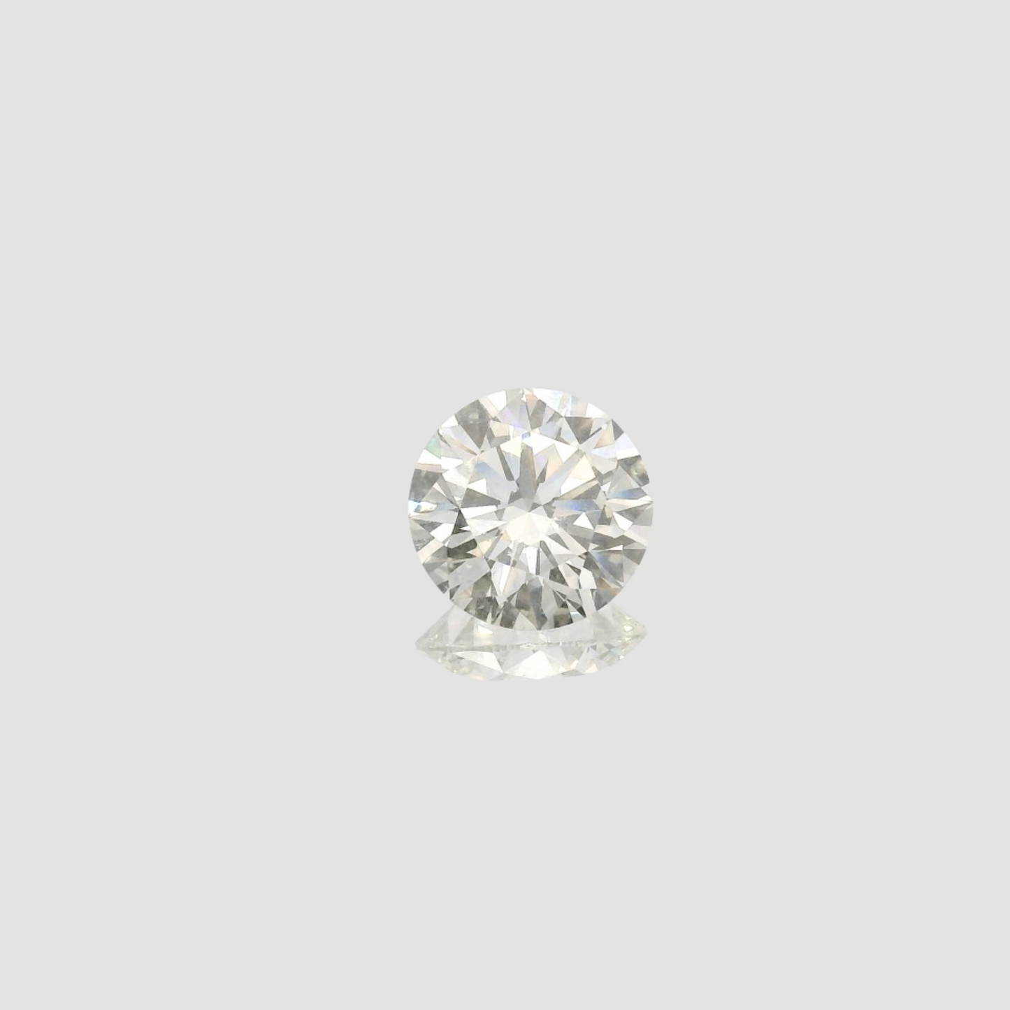 0.50 Carat G-VVS2 Round Lab Diamond