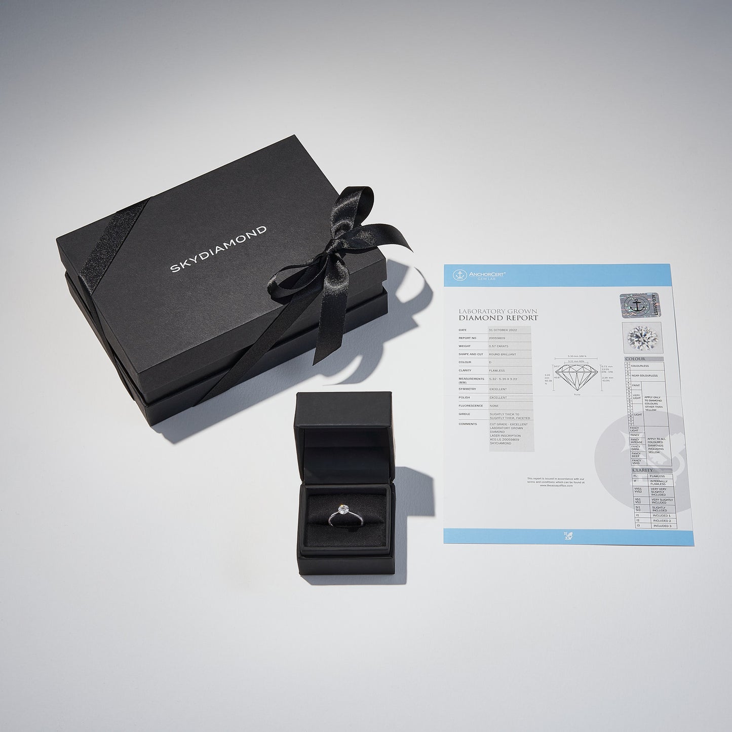 Aria 0.5ct Cut Talon Claw Ring in in Platinum