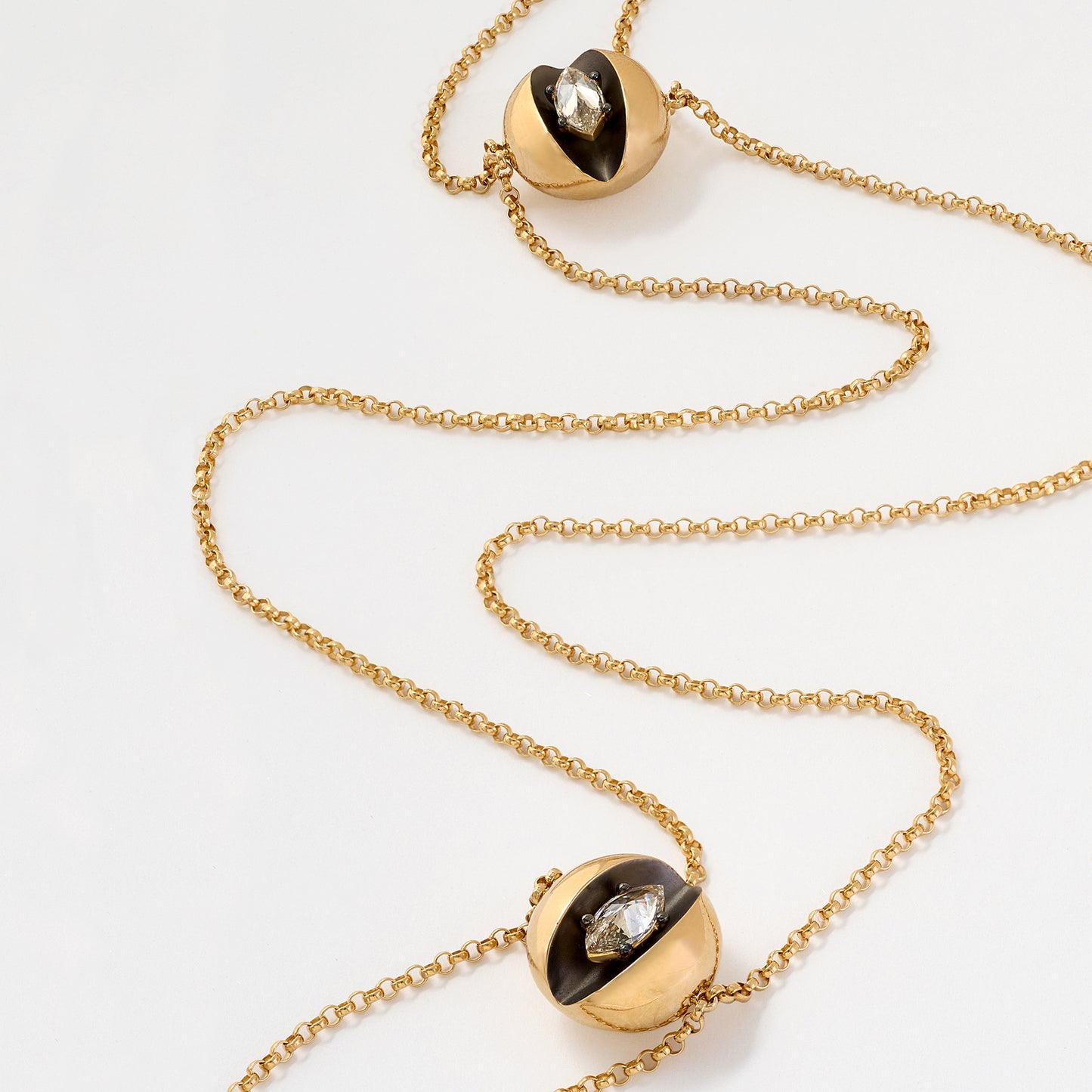 Gaia 18ct Gold Body Chain ~ Lily Cole x Skydiamond