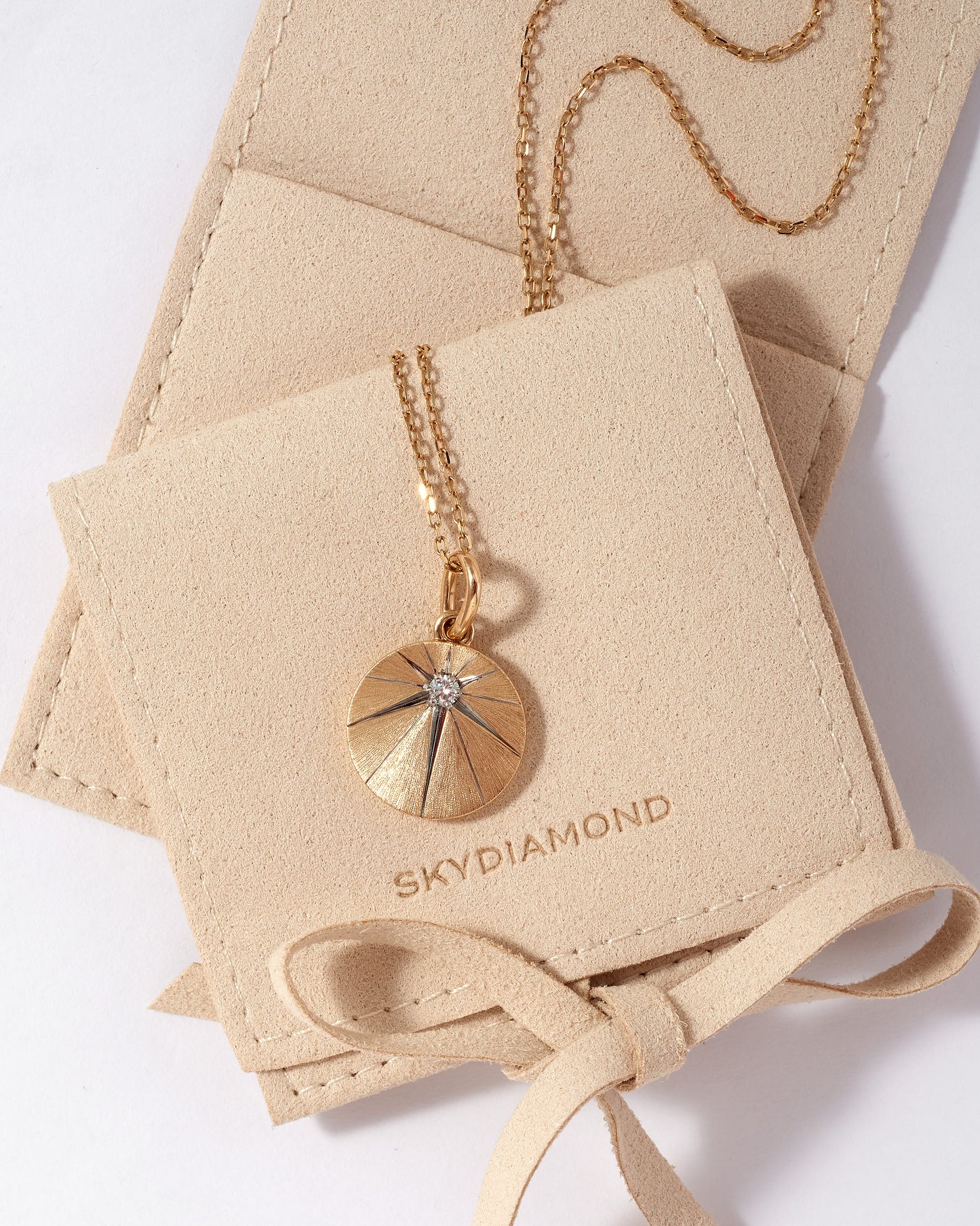 Elemental Earth Pendant in 14ct Yellow Gold