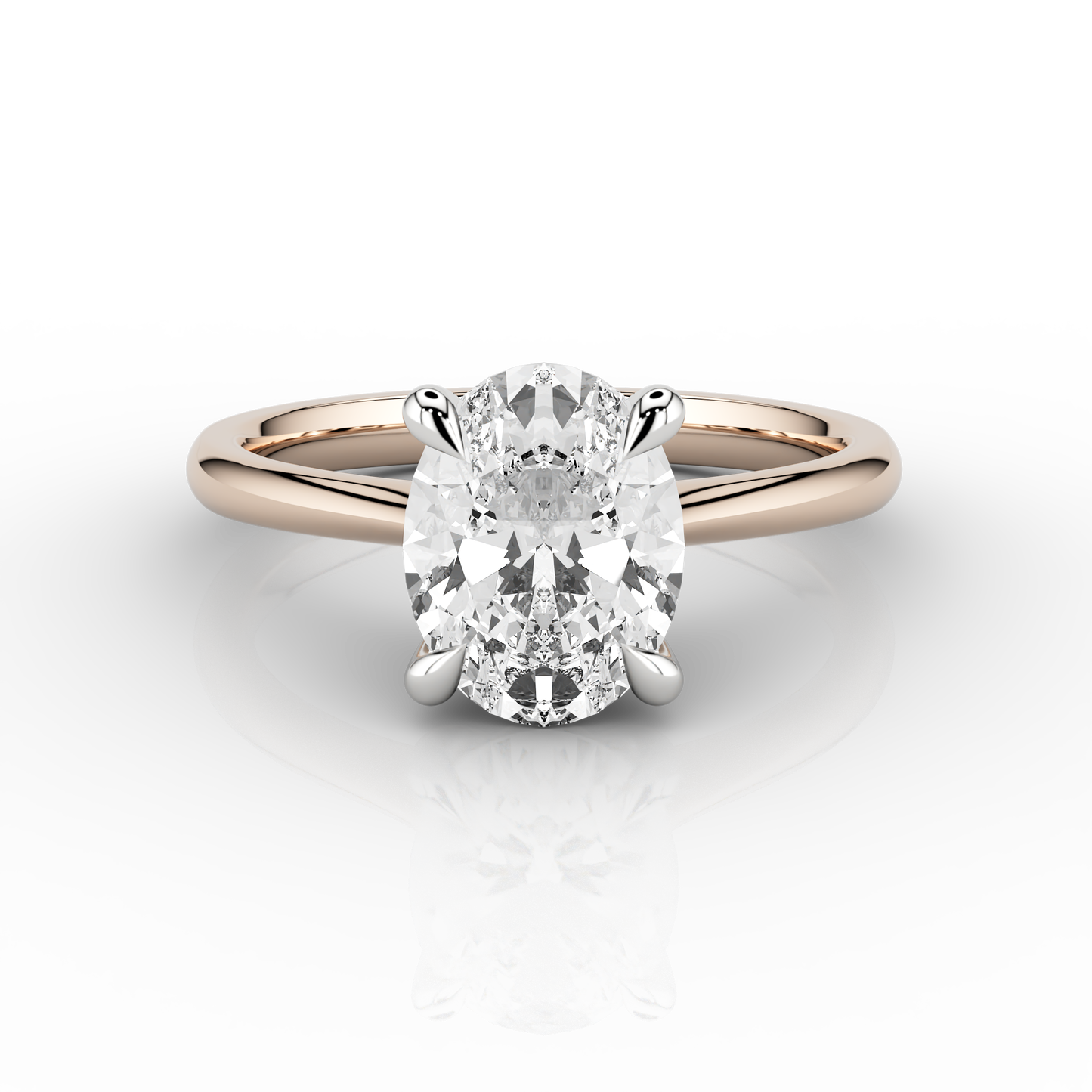 Luna Classic Four-Claw Solitaire Engagement Ring
