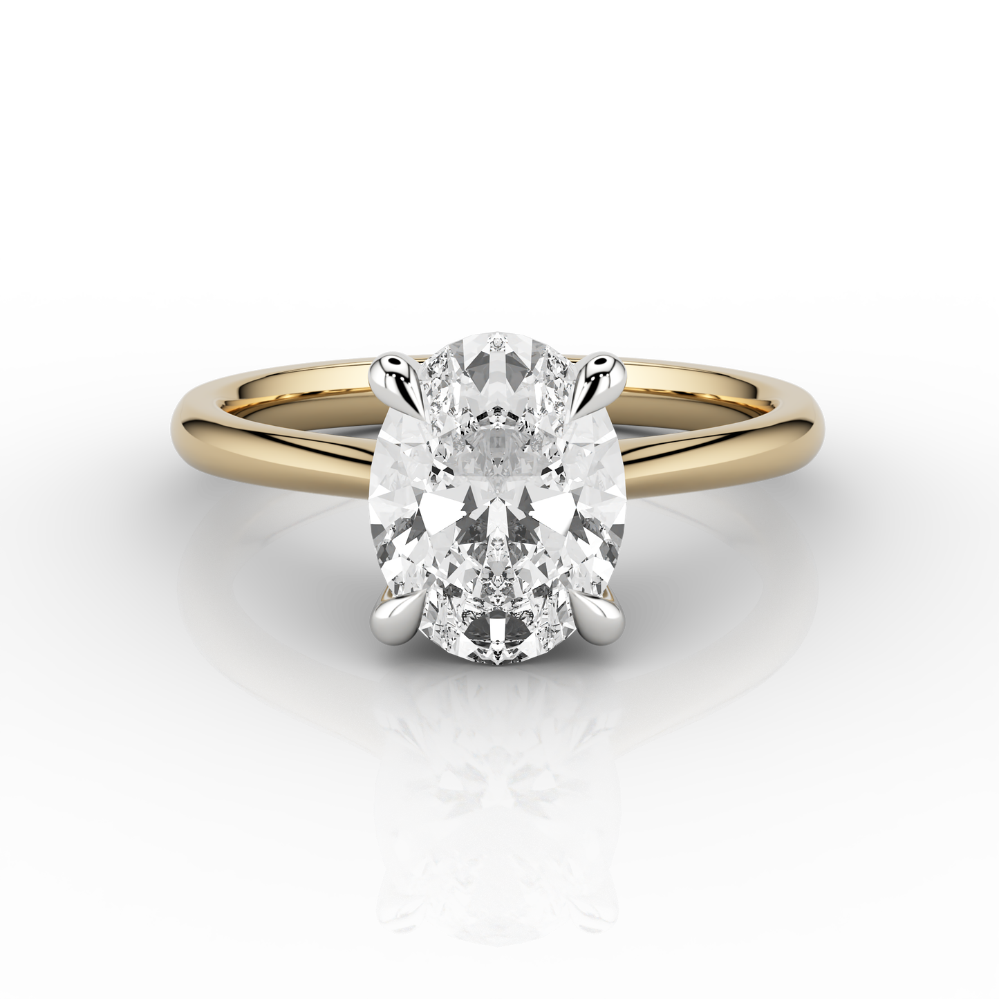 Luna Classic Four-Claw Solitaire Engagement Ring