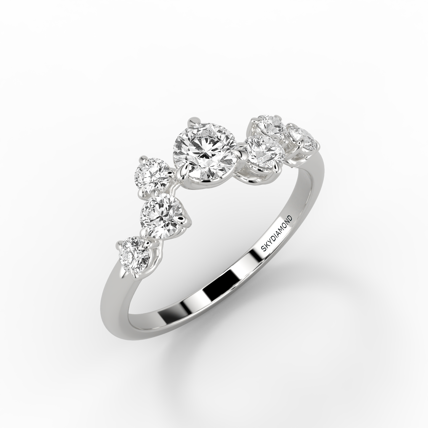 Solaris 0.62ct Solaris Eternity Band in Platinum
