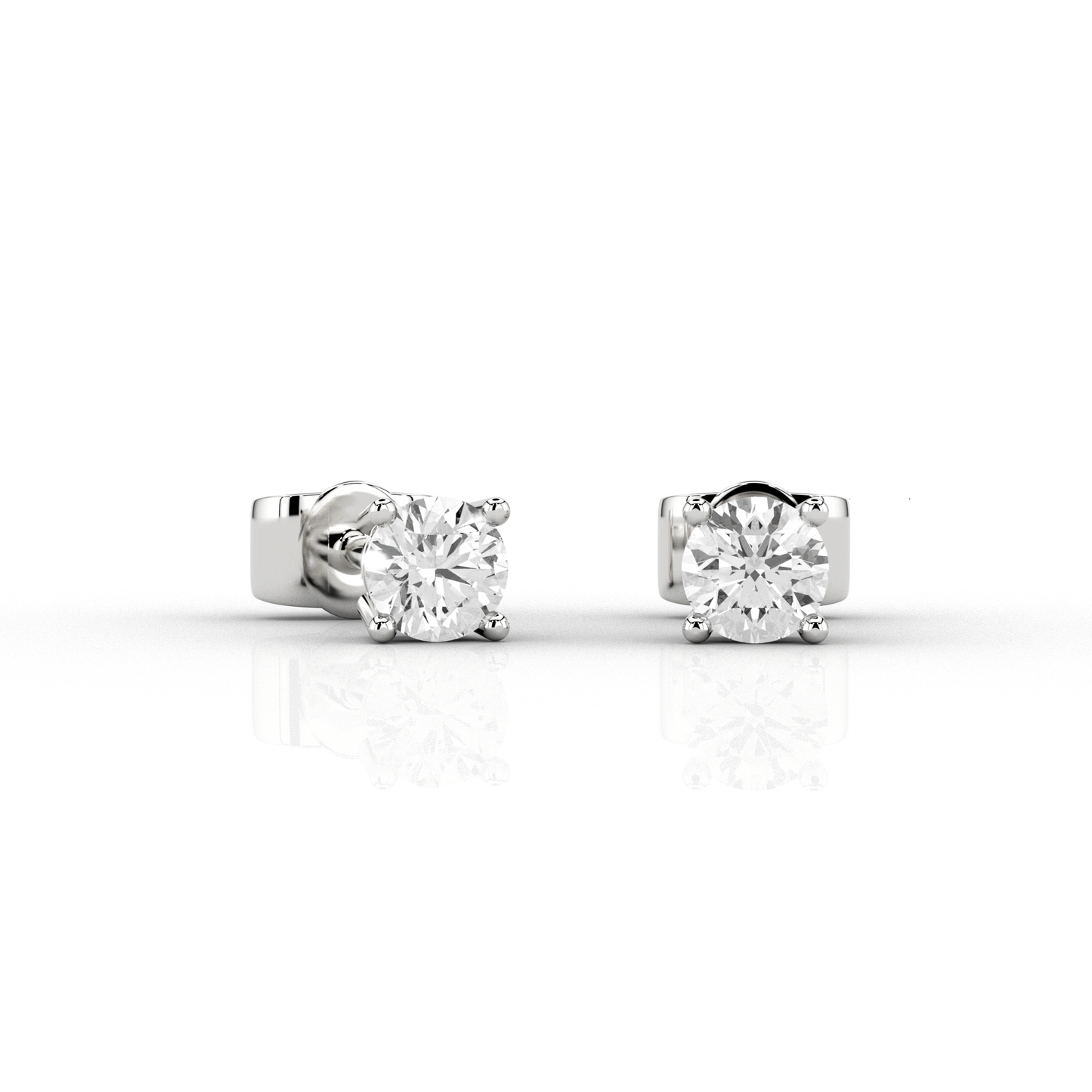Classic 1/4ct Studs in 9ct White Gold