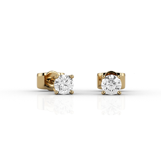 Classic 1/5ct Studs in 9ct Recycled Yellow Gold
