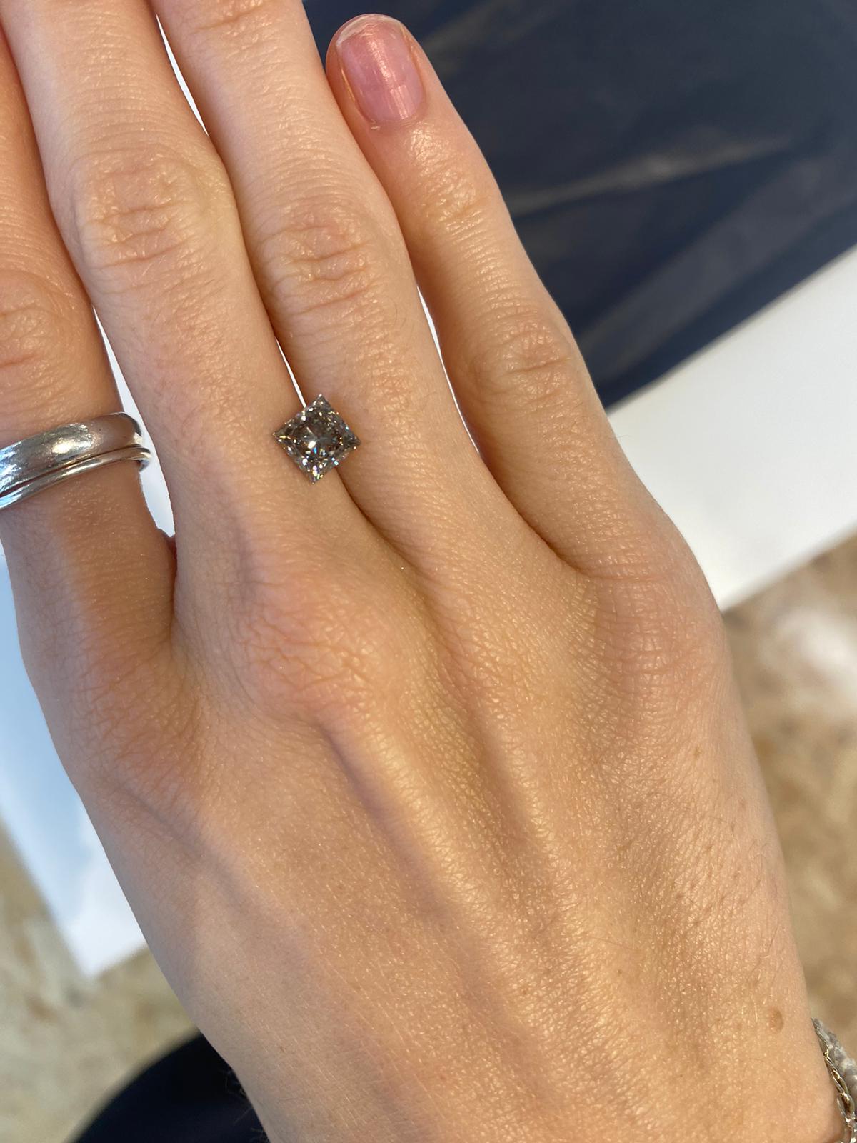 Princess Cut SkyDiamond 1.53ct