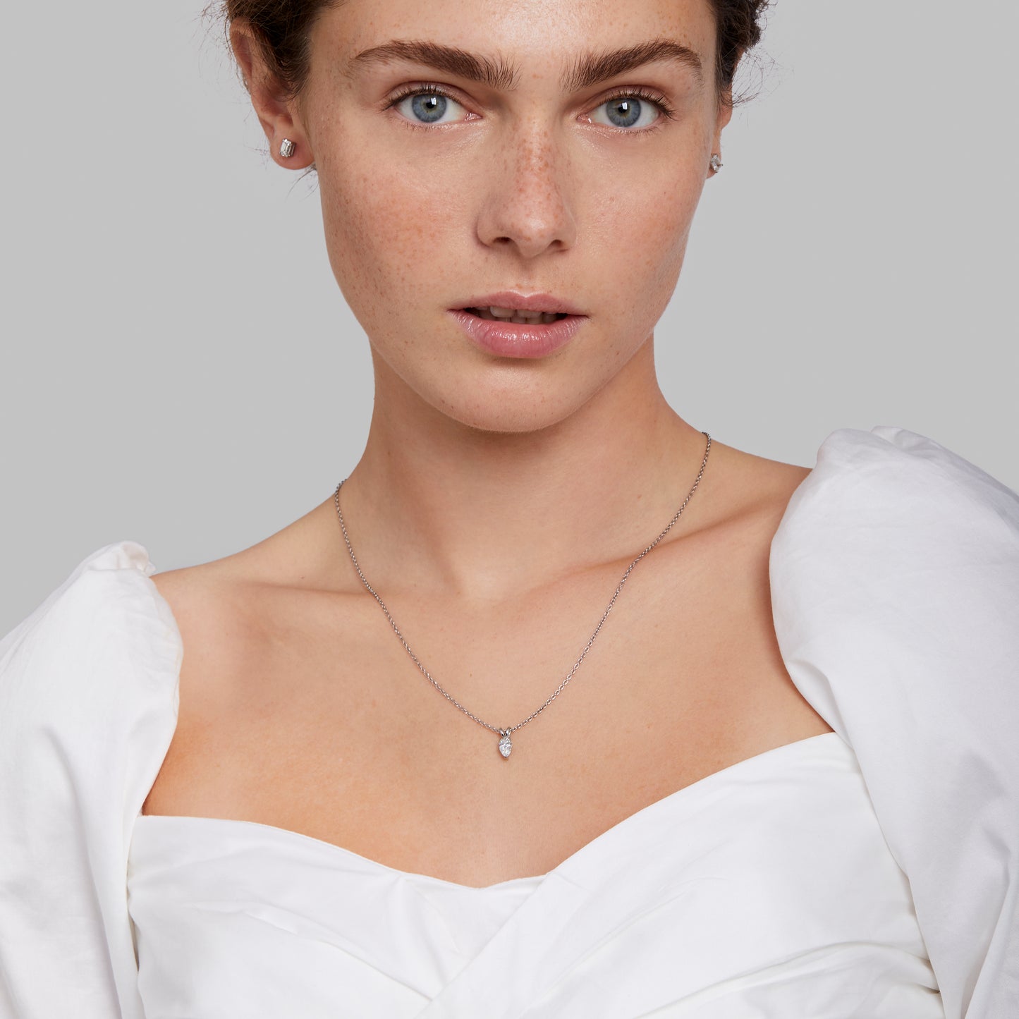 Classic 0.77ct Pendant in 18ct White Gold