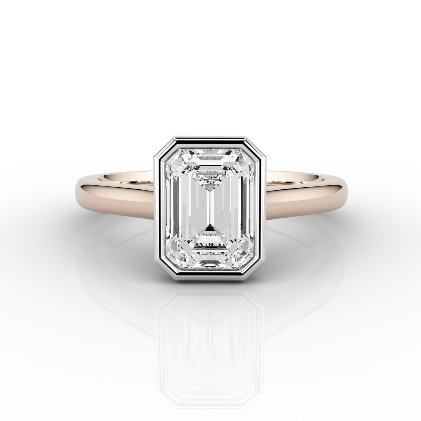 Nacelle Bezel Solitaire Rings