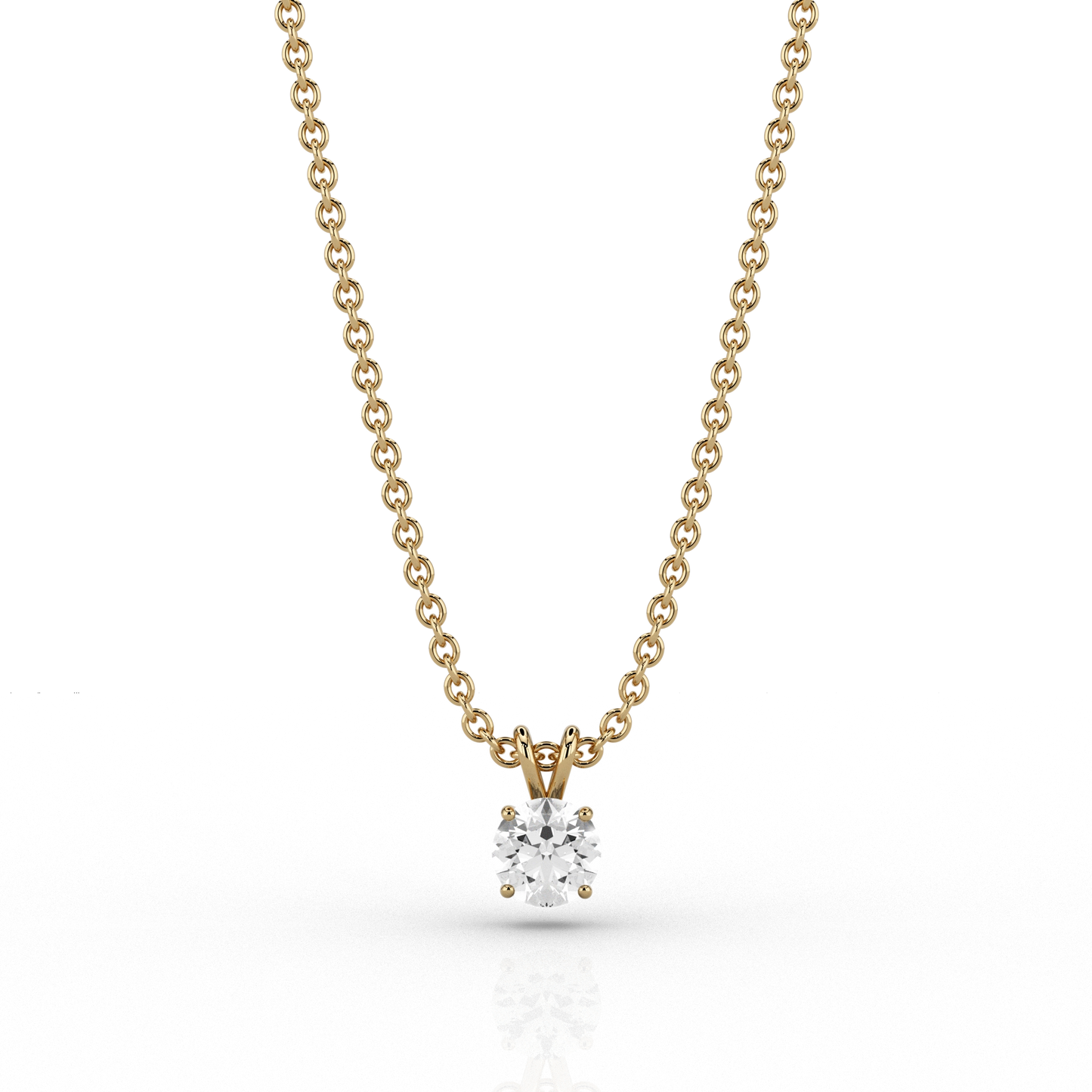 Classic 0.52ct Pendant in 18ct Yellow Gold