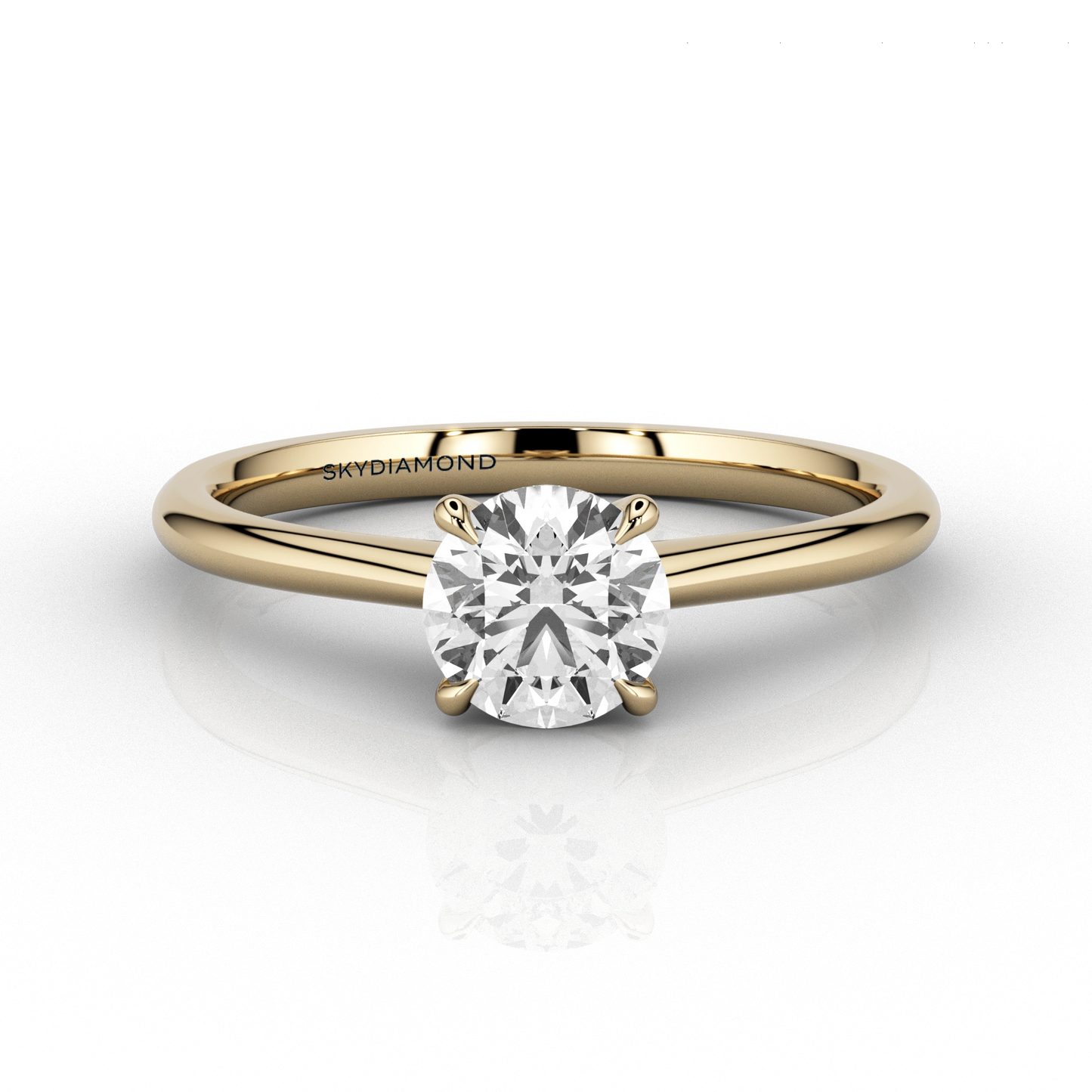 Classic 0.51 Engagement ring in 18ct Yellow Gold