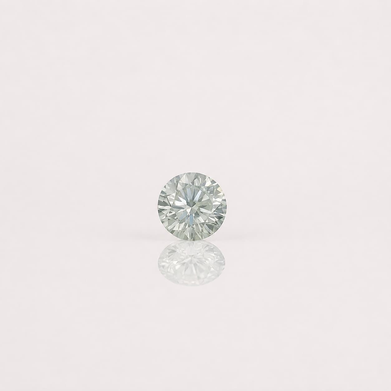 0.50ct Blue Round Brilliant Skydiamond