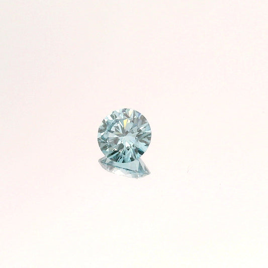 1.1 Carat Round Cut Fancy Blue