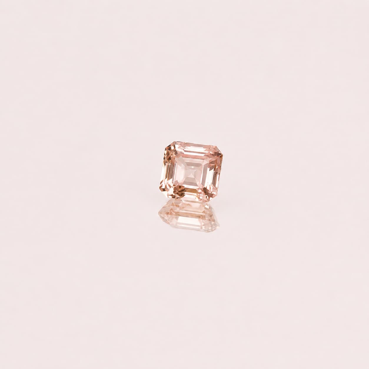 0.69ct Pink Asscher Skydiamond