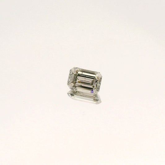 1.17 Carat Emerald Cut Fancy Silver