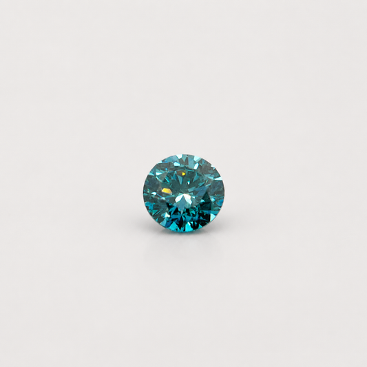 1.00ct Blue Round Brilliant Skydiamond