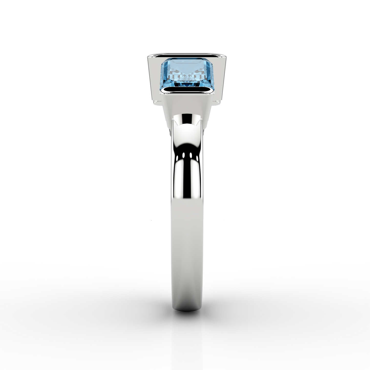 Glace 2.51ct Trilogy Ring in Platinum