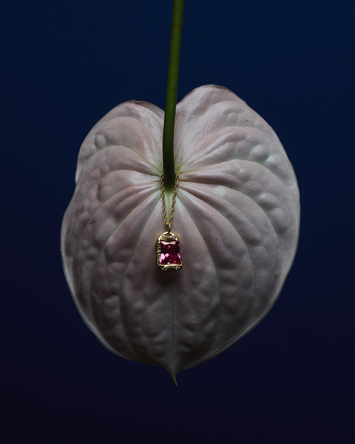 The Rose Pendant - Gold/Pink ~ Bleue Burnham x Skydiamond