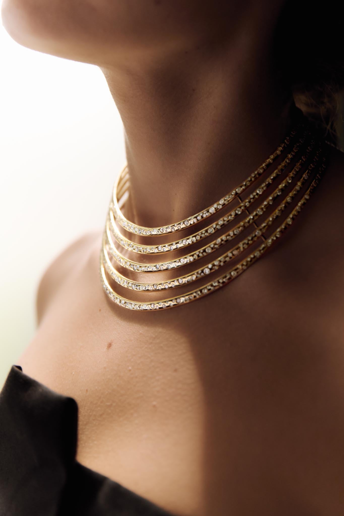 Hera Layered Torque 18ct Yellow Gold