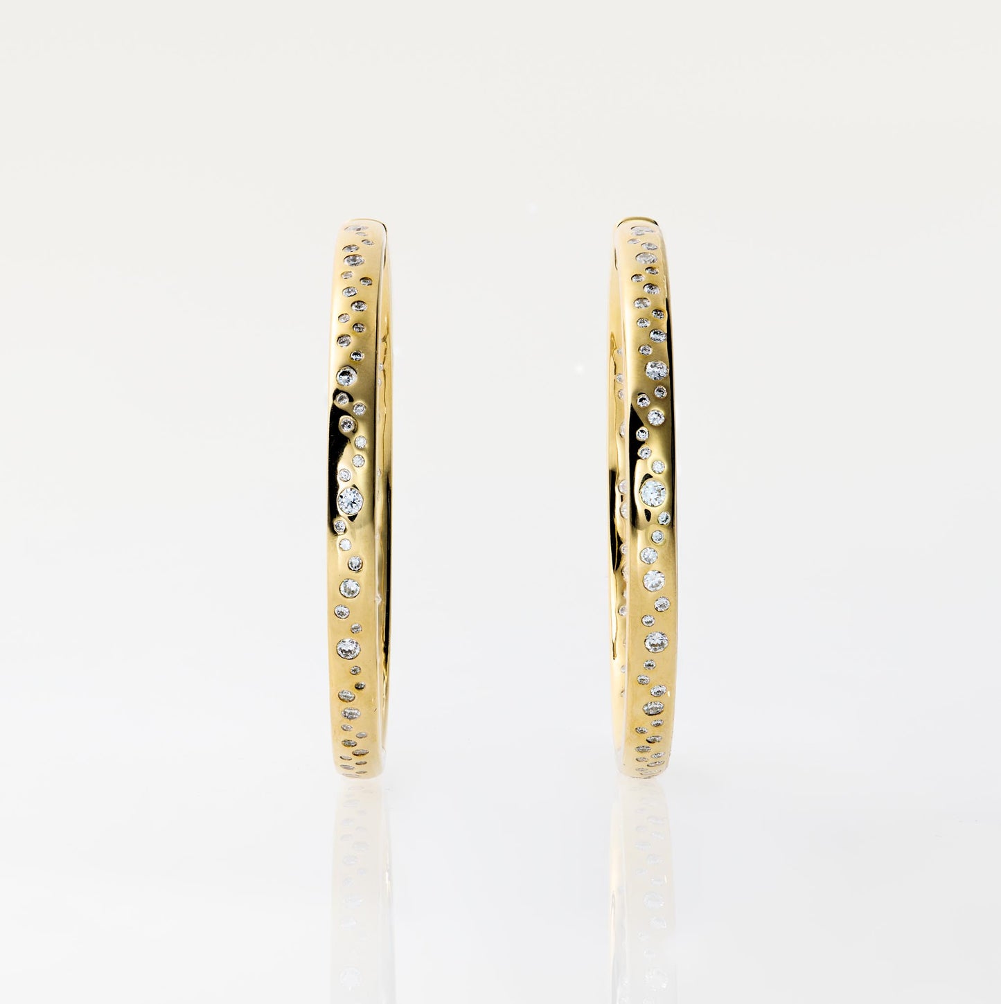 Hera Hoops 18ct Yellow Gold
