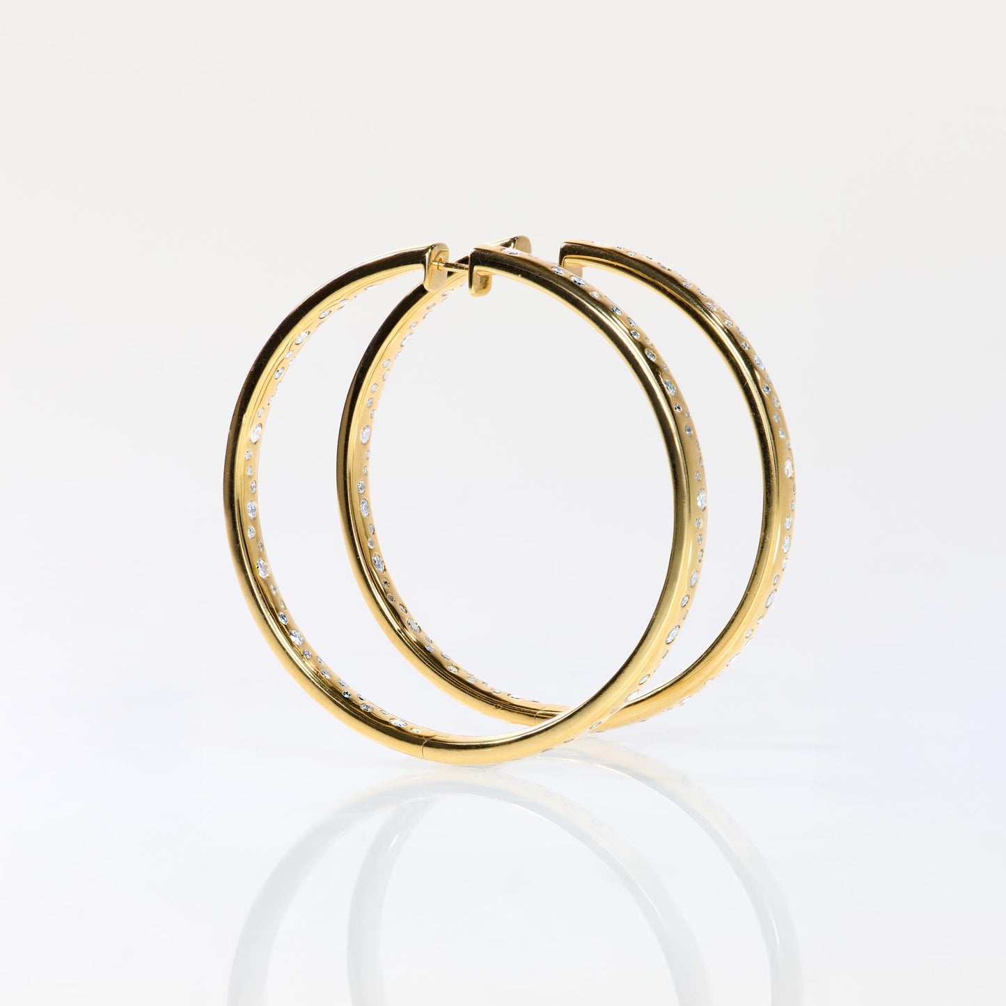 Hera Hoops 18ct Yellow Gold