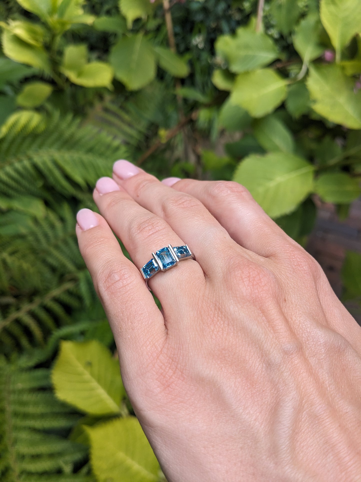 Glace 2.51ct Trilogy Ring in Platinum