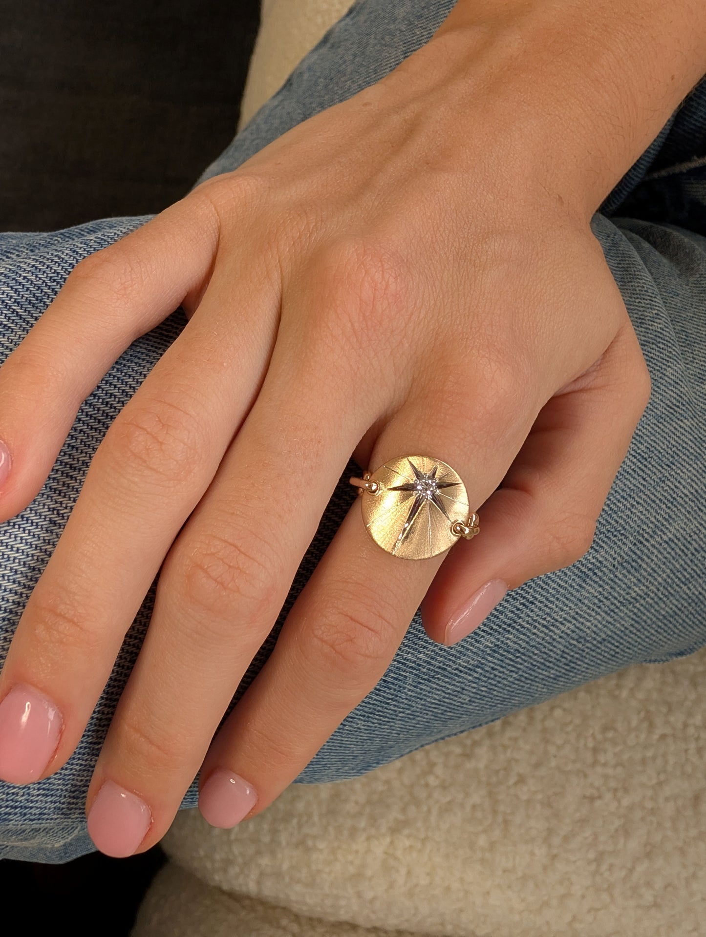 Elemental Fire Ring in 14ct Yellow Gold