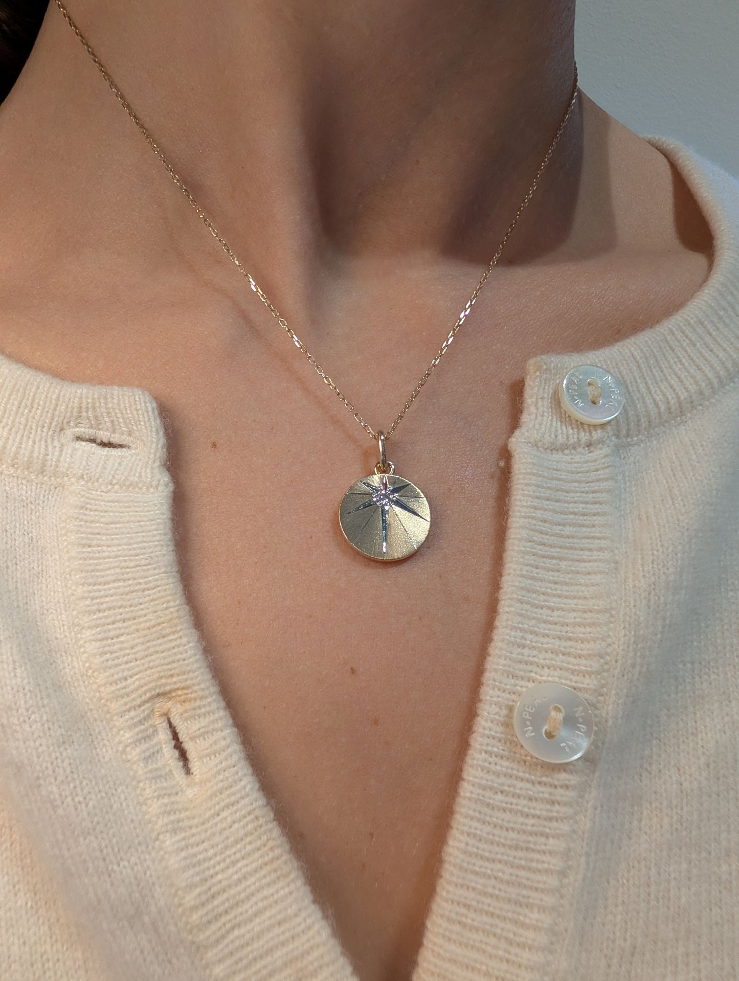 Elemental Fire Pendant in 14ct Yellow Gold