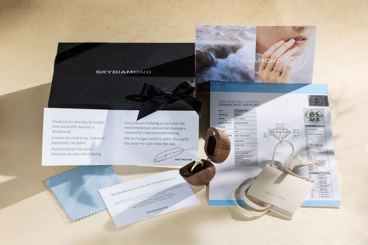 Luna Classic 3.56 Solitaire Engagement ring in Platinum