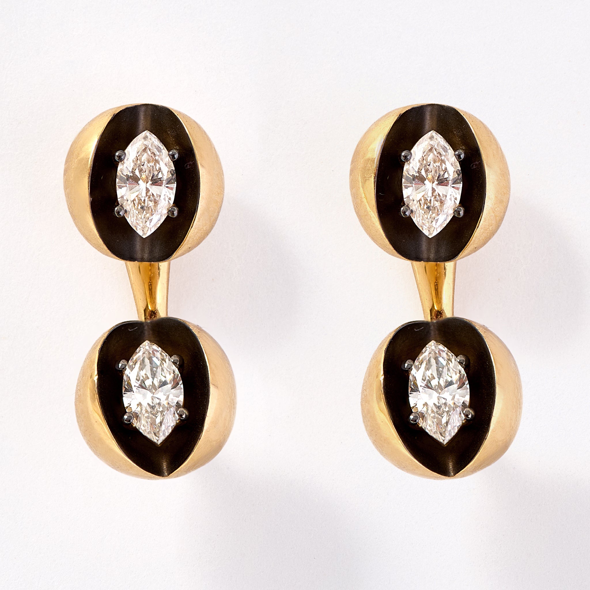 Gaia 18ct Jacket Earrings ~ Lily Cole x