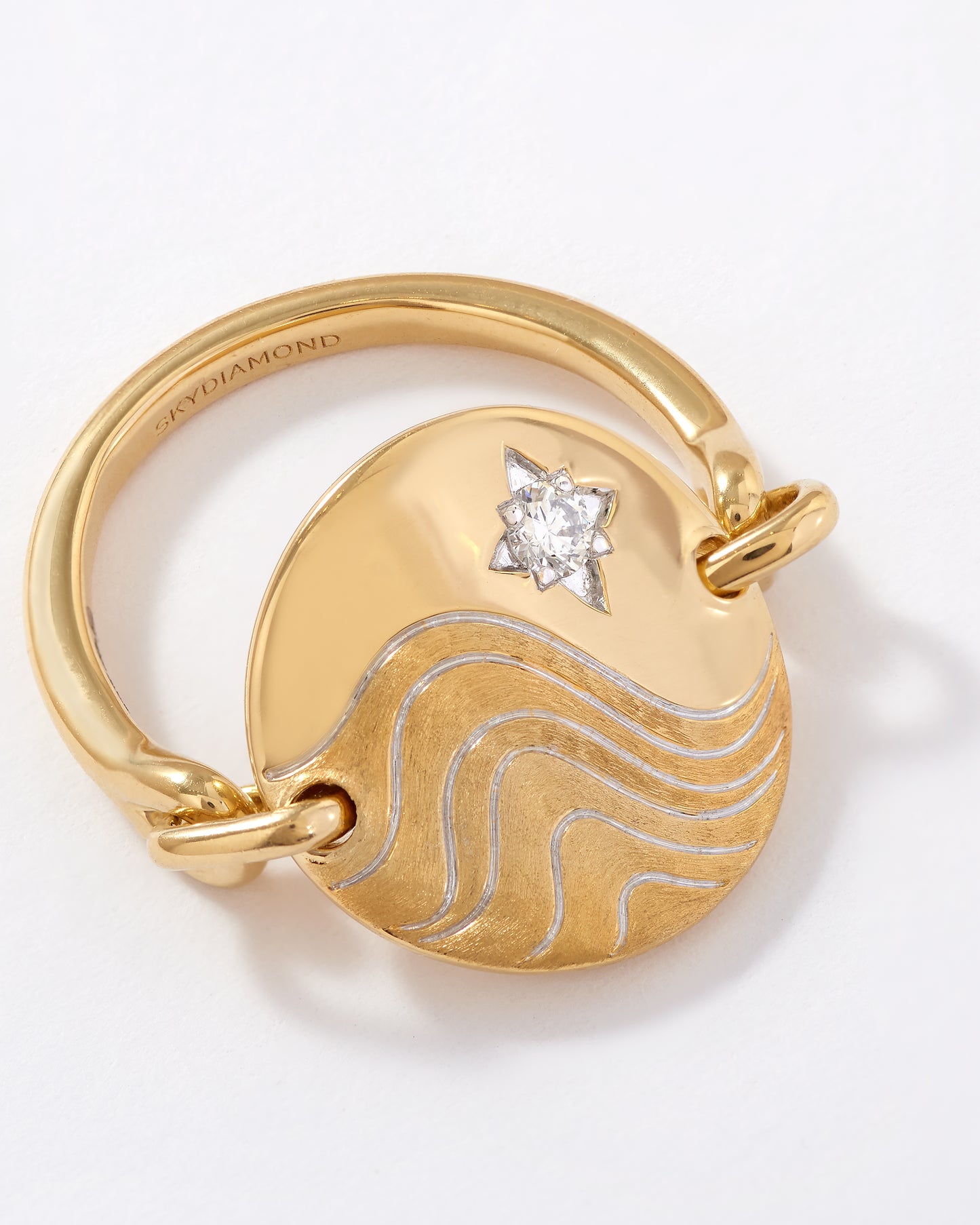 Elemental Water Ring in 14ct Yellow Gold