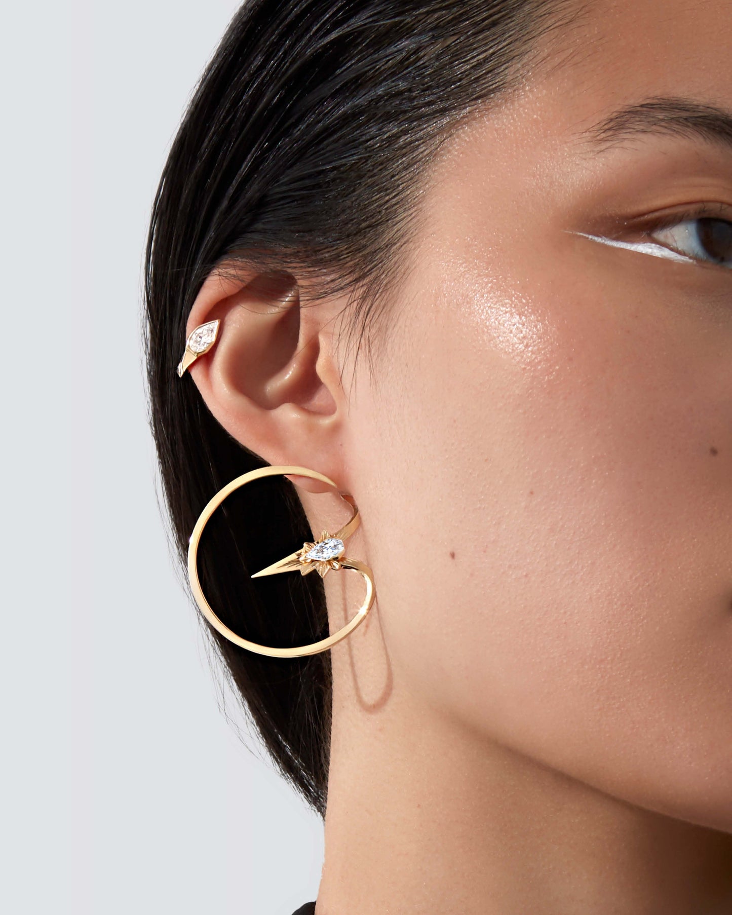 Collision Hoop Earrings Meteoric ~ Stephen Webster x Skydiamond