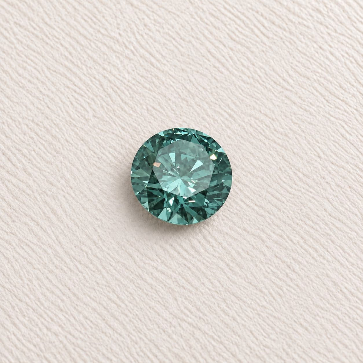 1.13ct Teal SI2 Round Brilliant Skydiamond