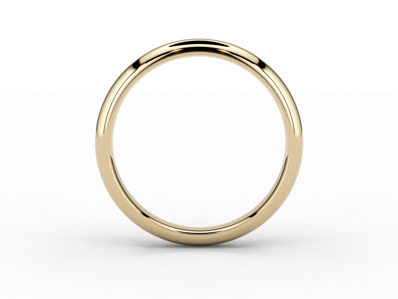 Classic Wedding Band in 3mm 18ct Yellow Gold