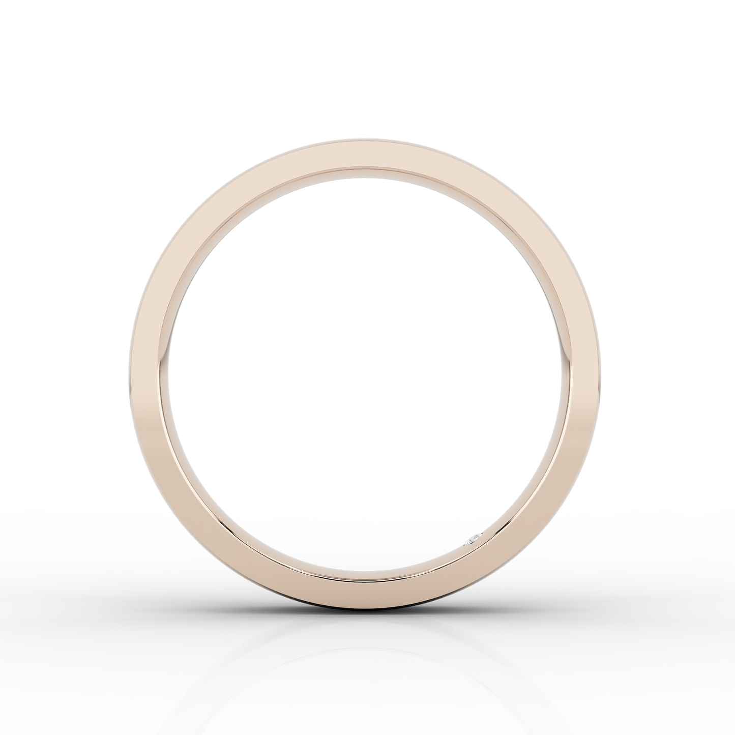 Classic Medium Wedding Band In 18ct Rose Gold