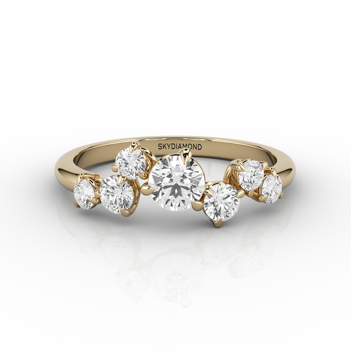 Solaris 0.62ct Eternity Band in 14ct Yellow Gold