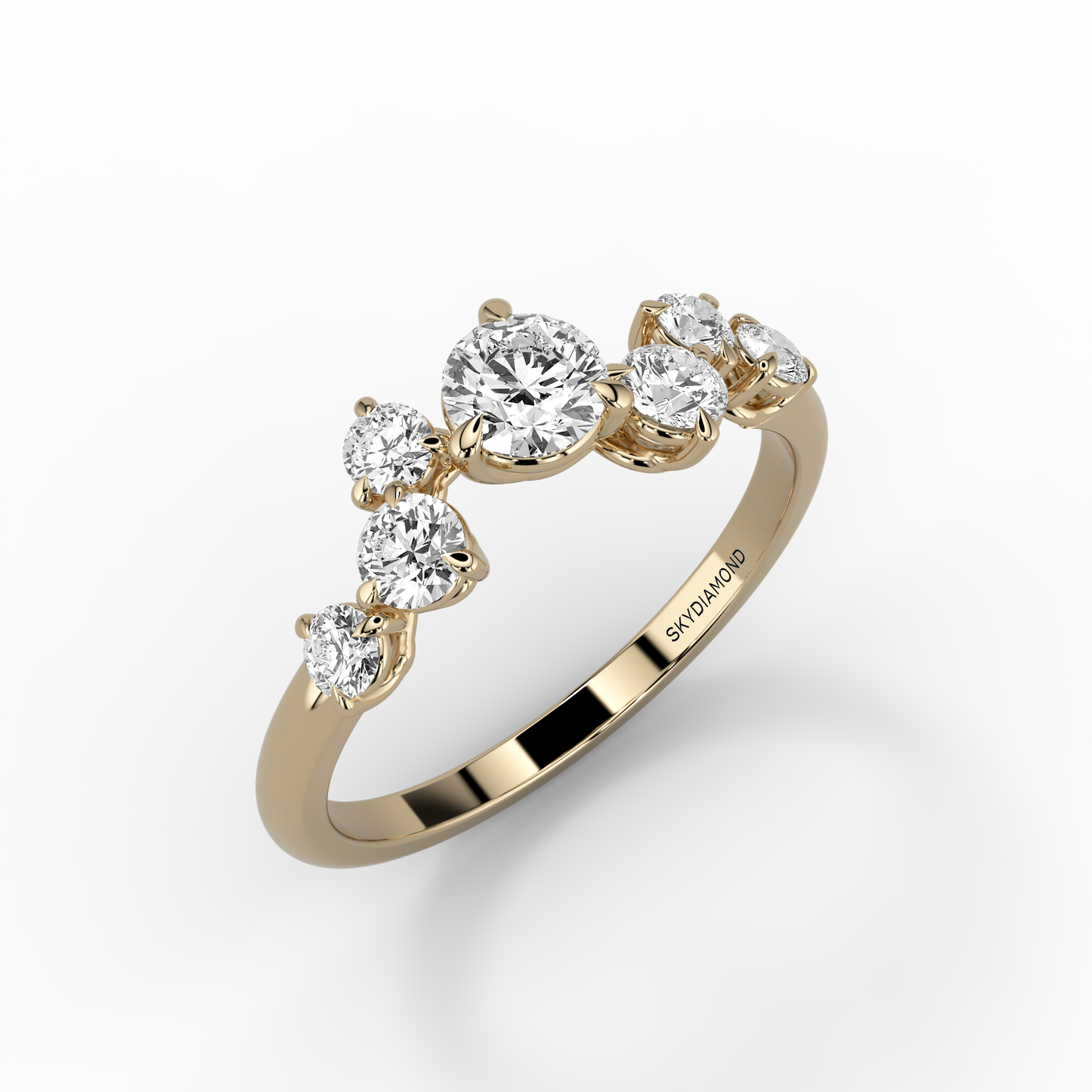 Solaris 0.62ct Eternity Band in 14ct Yellow Gold