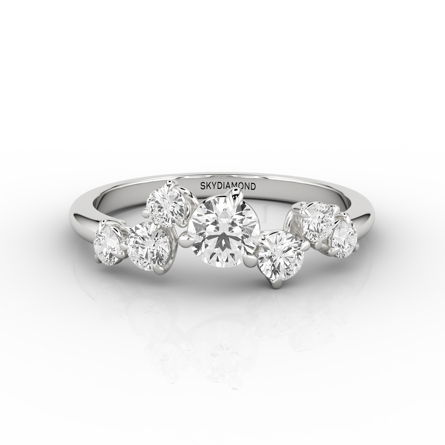 Solaris 0.62ct Solaris Eternity Band in Platinum