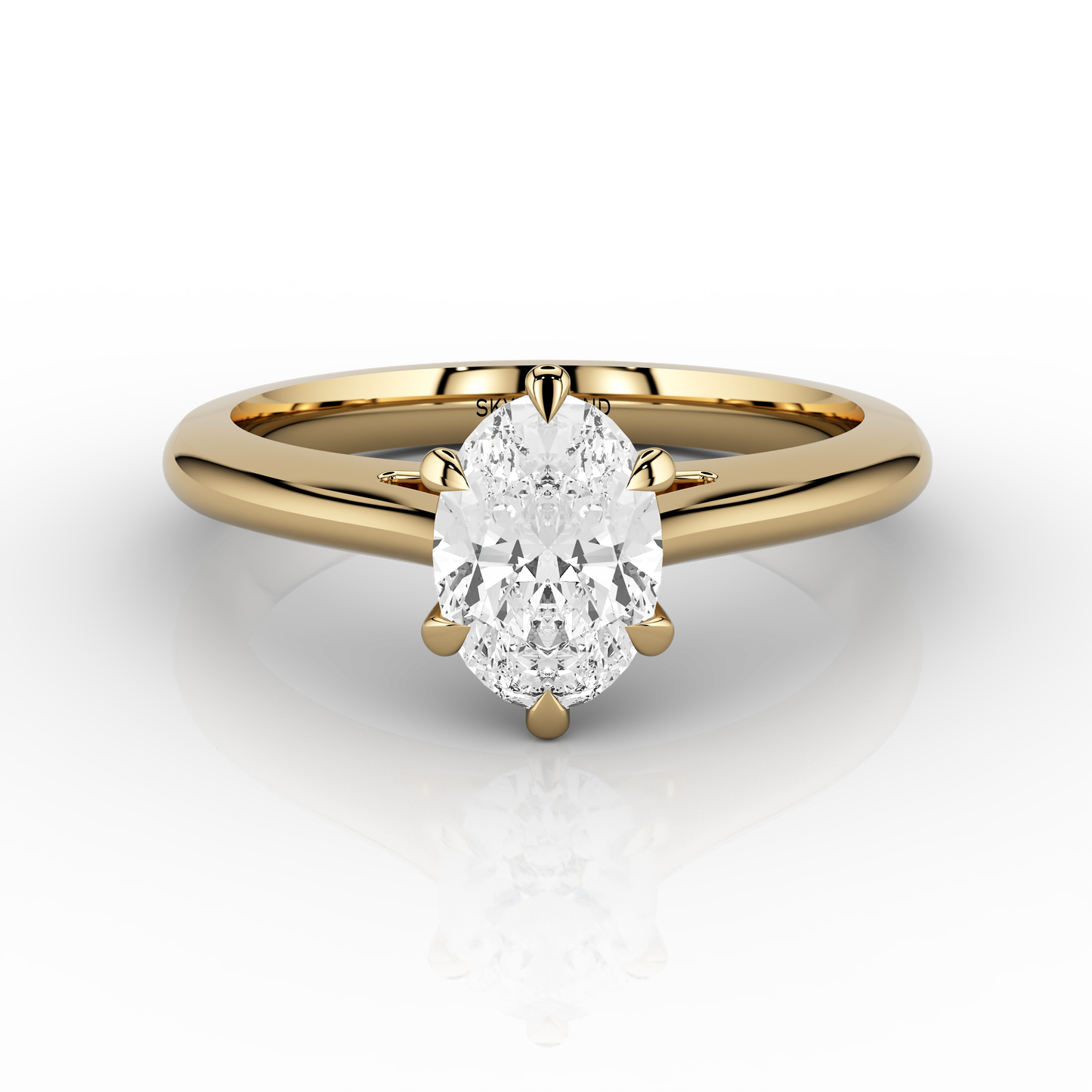 Dawn 0.78ct Solitaire Engagement Ring in 18ct Yellow Gold