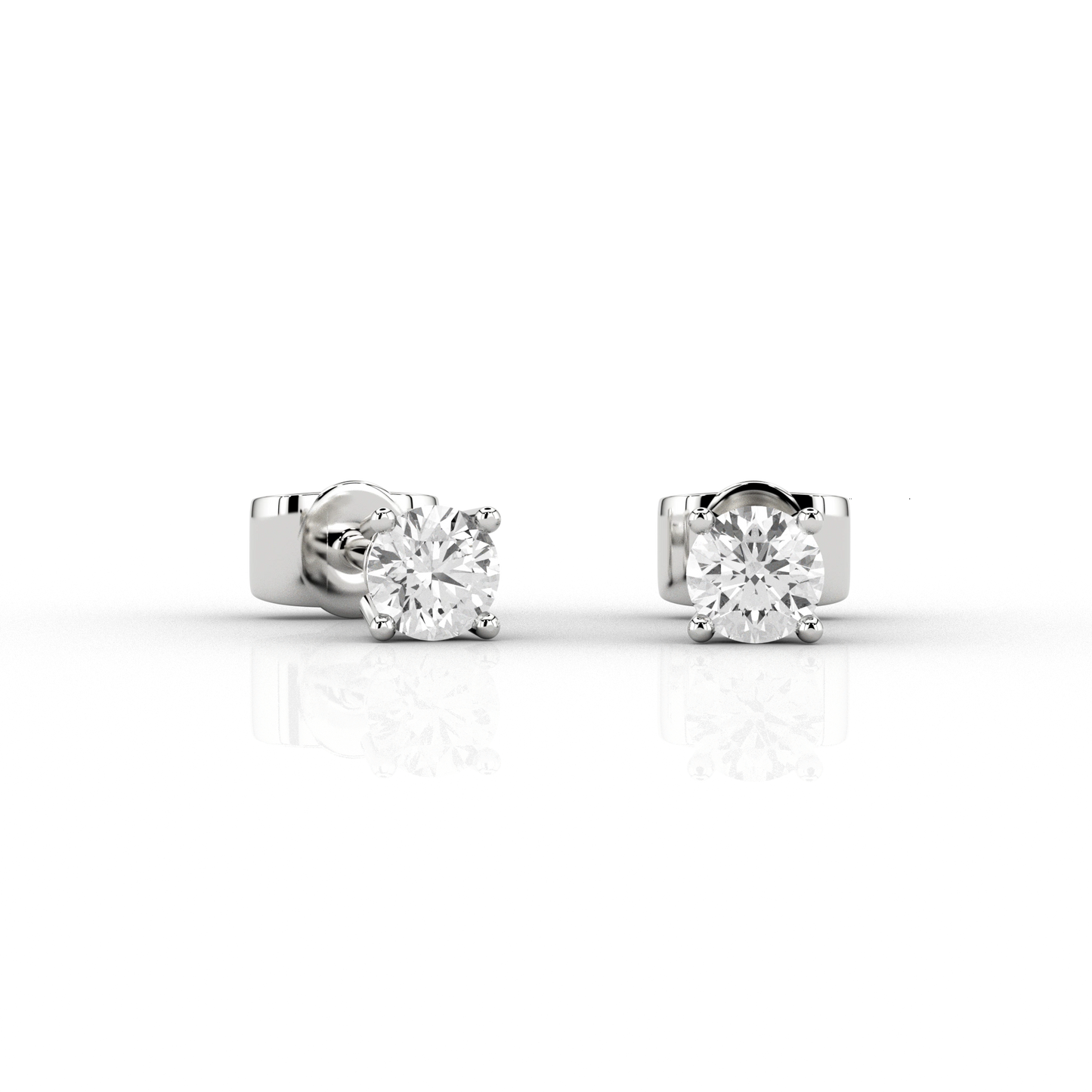 Classic 1/5ct Studs in 9ct White Gold