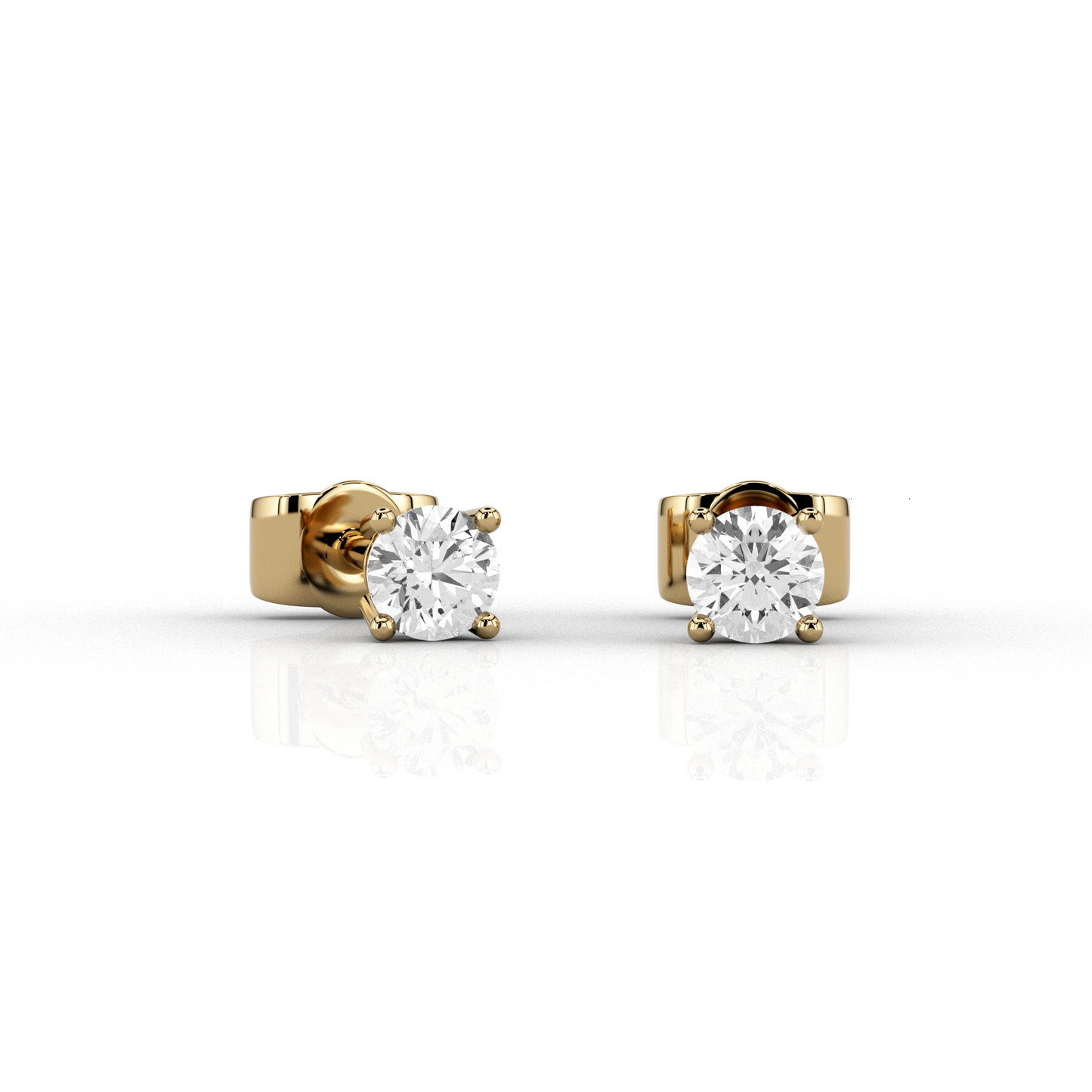 Classic 1/5ct Studs in 9ct Yellow Gold