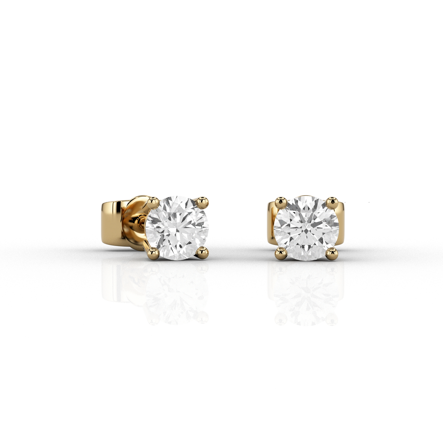 Classic 1/3ct Studs in 9ct Recycled Yellow Gold