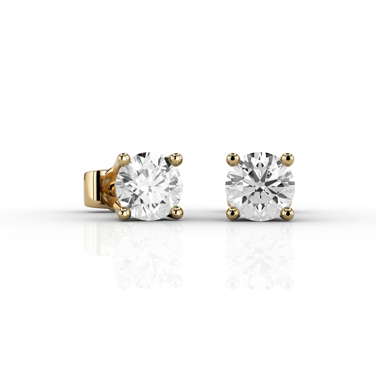 Classic 2/3ct Studs in 9ct Recycled Yellow Gold