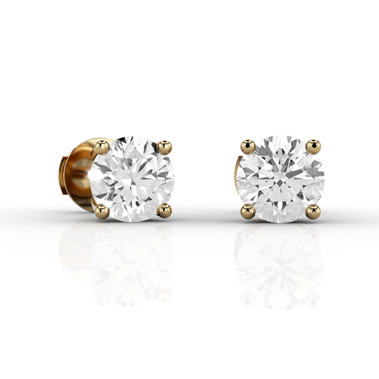 Classic 1.34ct Studs in 18ct Recycled Yellow Gold