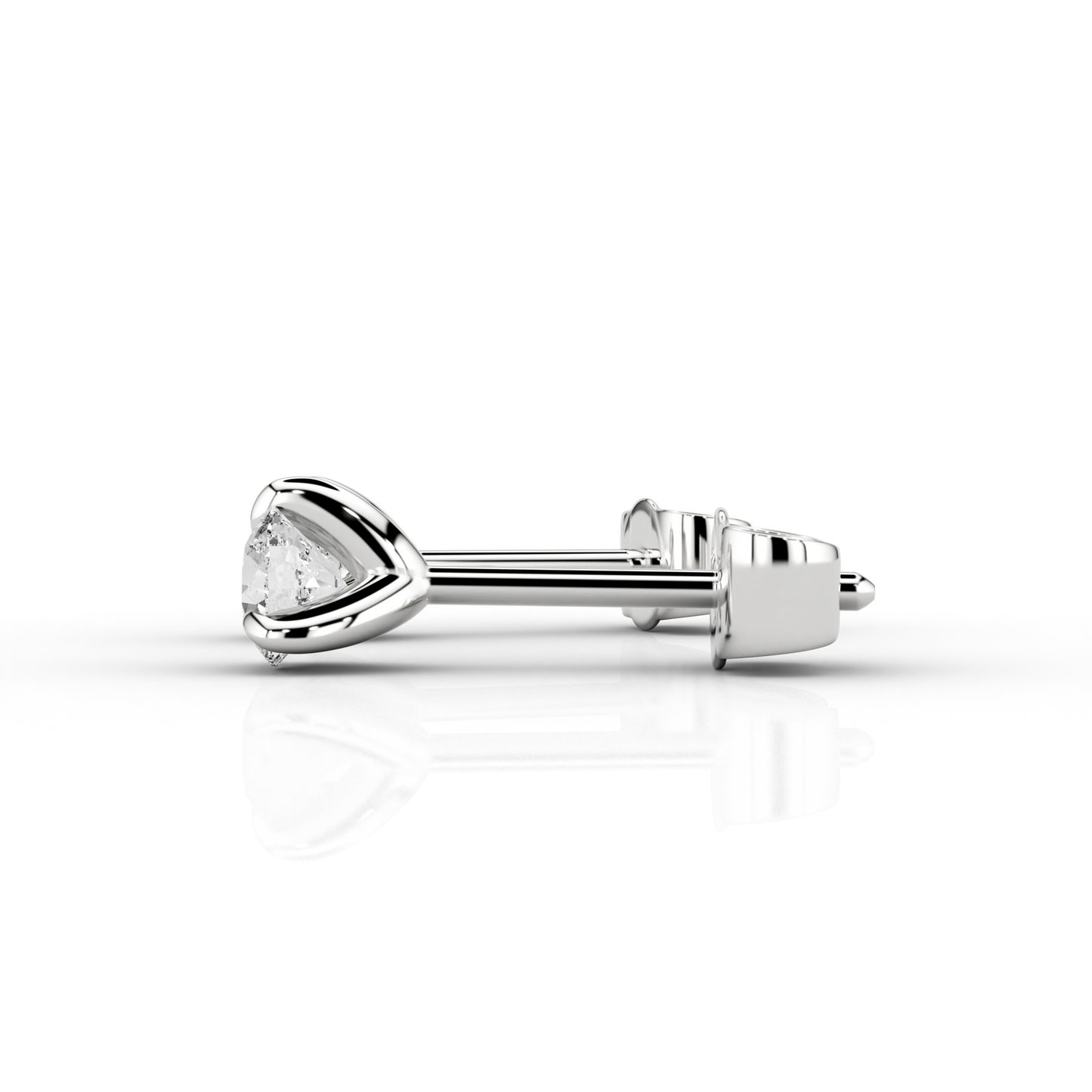 Nacelle Claw 1/3ct Earrings in Platinum