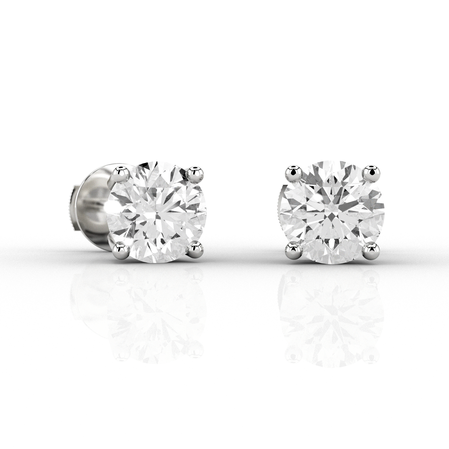 Classic 1.4ct Studs in Platinum