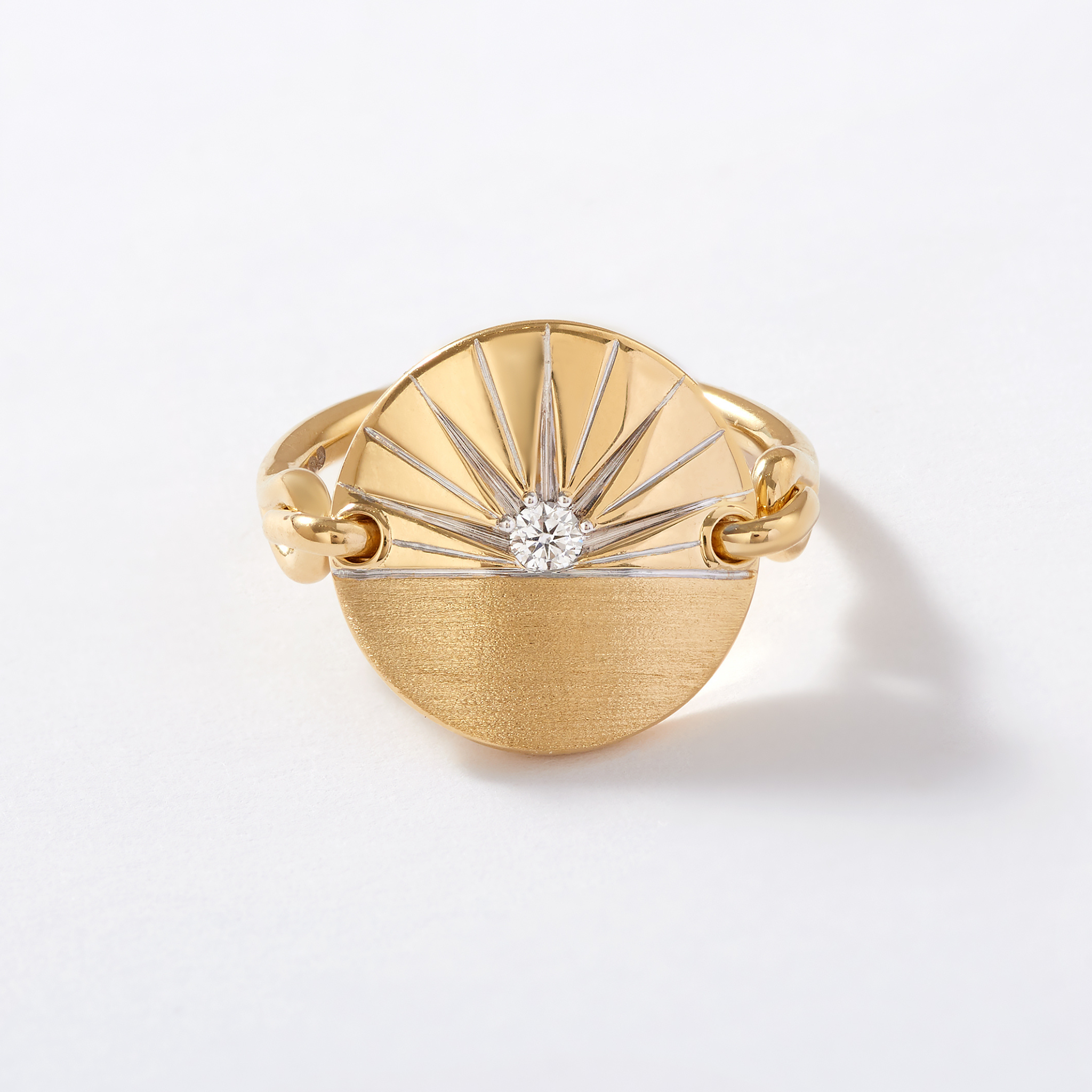 Elemental Earth Ring 14ct Yellow Gold