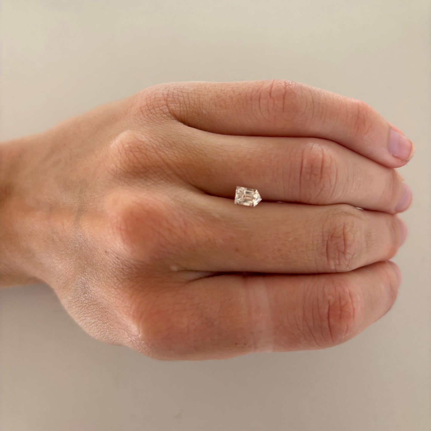 0.73ct White Rocket Cut Skydiamond