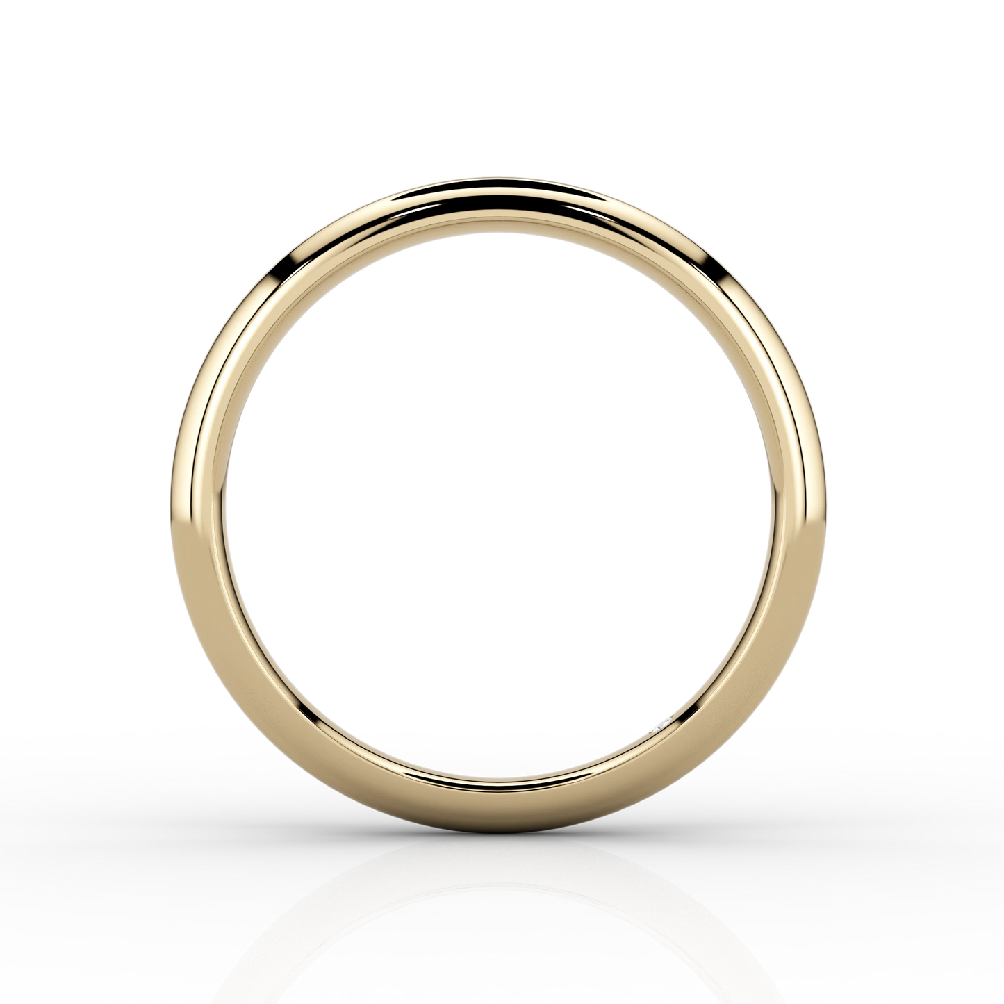 Modern Fine Wedding Band